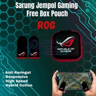 GRATIS BOX POUCH EXCLUSIVE- SARUNG JEMPOL GAMING BLACK SHARK SENSITIVE RESPONSIVE PREMIUM