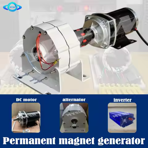 High Quality Electric Generator 3KW 6KW 24V Permanent Magnet Generator 48V Alternator With DC Motor 