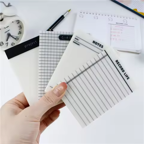 Kawai Stationery Notebook Sticky Notes Wholesale Perspective Plan Pet Grid Notebook Record Life Offi