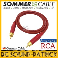 SOMMER STAGE 22 Cable with AMPHENOL RCA TO RCA | AV CABLE RCA CABLE TS CABLE