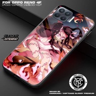 Case OPPO RENO 4F Terbaru - Casing OPPO RENO 4F Terbaru Neycase [ Case KIMETSU ] Silikon OPPO RENO 4