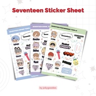 Jollygoodies | Seventeen Unit Team Sticker Deco Sticker/ KPOP Sticker/