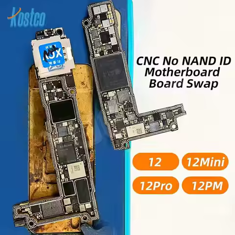 CNC CUT Motherboard For IPhone12 Pro Max Logic Board Polishing CPU AP RF Board IPhone12Mini Switchin