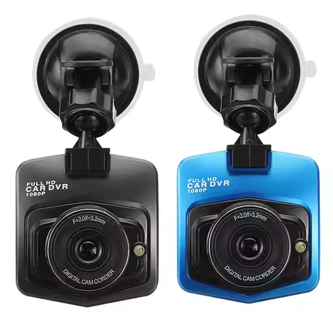 Dash Cam Suction Cup HD 1080P Car DVR Night Vision Car Camcorder Loop Recording 2.4 LCD Screen Motio