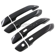 For Isuzu MU-X Mux 2022 2023 2024 ABS Carbon Fiber Door Handle Cover Door Bowl Frame Trim Protection