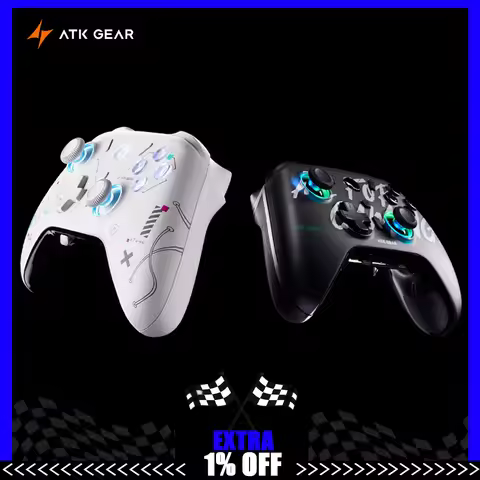 ATK Axe Gamepad Dual Mode Wireless Game Controller 1000mAh 1000HZ Hall-Effect Joystick Trigger Gamep