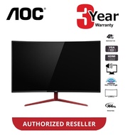 AOC G3908VWXA Gaming Curved 38.5" Monitor (VA-FHD-4MS-VGA-DVI-HDMI-DP-A-FSYNC-144HZ)