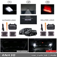 Vemart Toyota alphard vellfire agh30 anh30 2015-2023 car rear trunk led shadow light ah30 accessorie