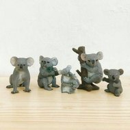 Animal figurines - koala family