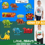 [Ironed, heat pressed image] Dinosaur image for children SN2