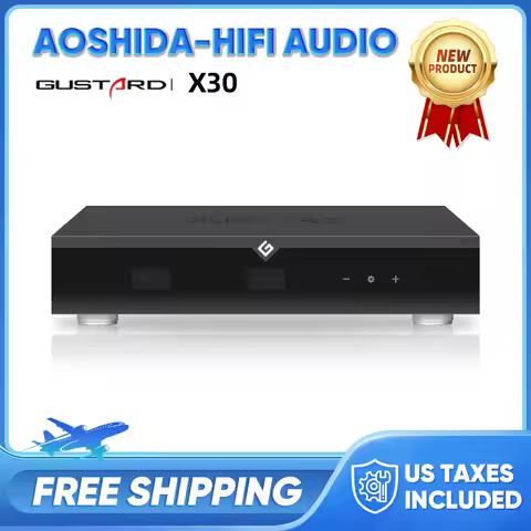 Gustard X30 Network Streaming Decoder R2R DAC ES9039SPRO x4 Full Balanced MQA FPGA OCXO 10M Clock DS