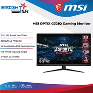 MSI Optix G321Q Gaming Monitor - 31.5 Inch | WQHD IPS | 170Hz | 1ms (MPRT) | HDR Ready