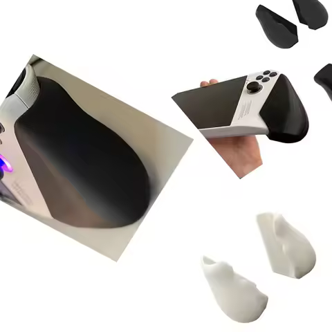 Modified Grip for Asus Rog Ally Gamepad Good Grip Kit White Black 2pcs