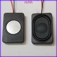 Richh Cavity Speakers Loudspeakers 8Ohm 2W Lossless Music Auditory Home Office for Mini Stereo Speak