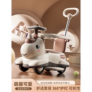 O9B7 READY STOCK 2025New Children's Electric Car Twist Car1to3Year-old baby toy ride-on remote contr