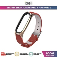 Leather Strap for Mi Band 4 Mi Band 3 or Mi band 4