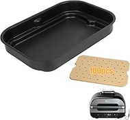 Foodi FG551 Griddle Pan Non-stick Griddle Insert Replacement Parts for Ninja Foodi FG551, DG651 and 