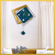 นาฬิกาติดผนังที่หรูหราห้องนั่งเล่นบุคลิกภาพของตกแต่งบ้านนาฬิกาควอตซ์ รุ่น JT20114l-40 สี ocean blue