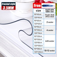 1/3/5 mm New rectangular round table coffee table tablecloth waterproof and oil-proof no-wash anti-s