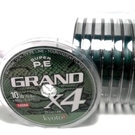 KYOTO GRAND SUPER PE X4 BRAID LINE (100M) SIZE : 8LB / 10LB / 20LB / 30LB / 40LB / 50LB
