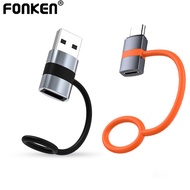 Fonken IOS to Type C OTG Adapter Fast Charging Converter Type C to USB OTG Connector