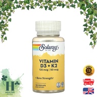 Solaray Vitamin D3 + K2 120 VegCaps
