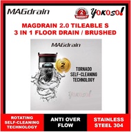 Magdrain 2.0 Tileable S 3 in 1 Floor Drain - MDSEA001Q50-21(2.0)