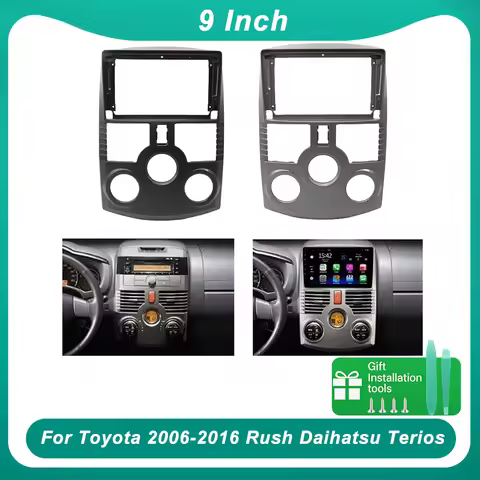 FOR RUSH/DAIHATSU TERIOS 2006-2016 9 Inch Car Radio Fascia Frame DVD Stereo Plate Mounting Multimedi