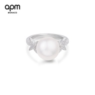 APM Monaco pearl ring female fashion personality summer ins temperament light luxury ring jewelry