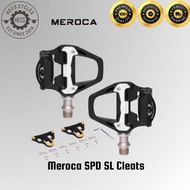 Meroca SPD SL Pedals Cleats Road Bike Fixed Gear Pedals
