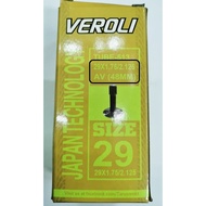 Inner tire / tuib 29 x 1.75/2.125 FV, AV for bicycles size 29"