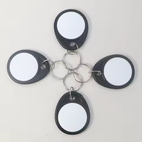 13.56 MHz Genuine 1K S50/ 4K S70 keychains RFID IC keyfobs for smart access control system