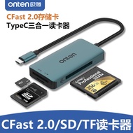 Oteng Typec Three-in-One CFast2.0 Card Reader Notebook Desktop Computer Photo File Direct Transmitte