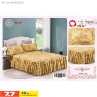 Simple and fashionable bed linen♠HOT ITEM CADAR BEROPOL PROYU (3 IN1) KING - QUEEN CLASSIC BEDSHEET AVAILABLE - SHIP SAM