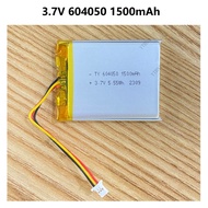 NEW Brand 3.7V 1500mAh 604050 Lithium Polymer Rejected Thermistor 3 Pin Plug power