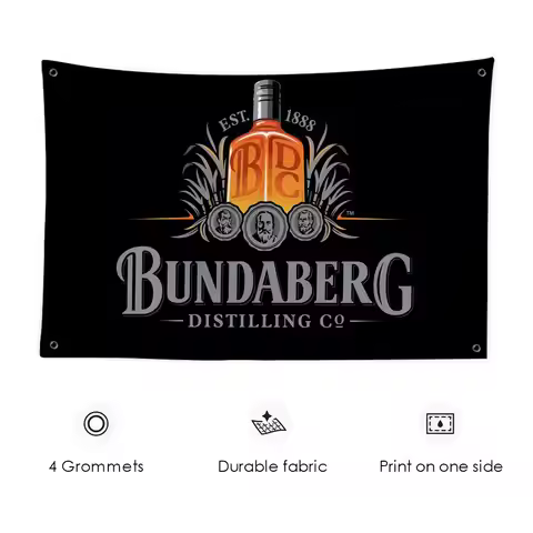 RUM B-BundabergS Wine Flags Custom Wall Hanging Background Art Banner for Bedroom Home Living Room O