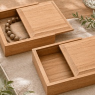 Latest Minimalist Multifunctional Sliding Wooden Box Size 30 x 30 x 7 | Wooden Spoon Holder | Table 