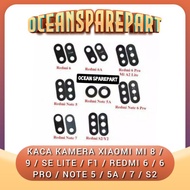 Rear Camera Glass Lens for Xiaomi Mi 8 9 SE Lite F1 Redmi 6 6A Pro Note 5 5A 7 S2 (must write in the