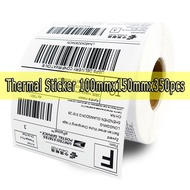 A6 Thermal Paper Roll 350pcs 105 *148mm Sticker Label  Shopee Lazaba Waybill Shipping
