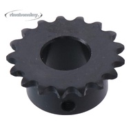 RINABONSINY Roller Sprockets, C45 Carbon Steel Single Strand 1/4" Pitch 17 Tooth Gear, Practical 25 