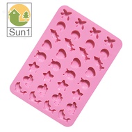 Sun1> Marine Life Gummy Mold Silicone Chocolate Mold Party Baking Mold Fire Paint Wax Pellet Mold Ep