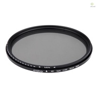 Andoer 82mm ND Fader Neutral Density Adjustable ND2 to ND400 Variable Filter for Canon  DSLR Camera