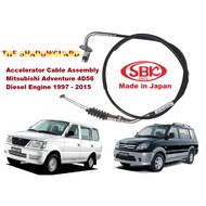 Accelerator Cable Assembly Mitsubishi Adventure 4D56 Diesel Engine 1997 - 2015 MR210521