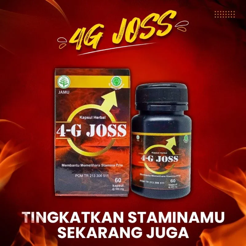 4G JOSS Original - Suplemen Herbal Penambah Stamina Pria Dewasa