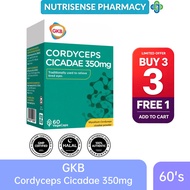 [Nutrisense Pharmacy] GKB Cordyceps Cicadae 350mg 60s [MAL20096067TC] Halal Eye Supplement Dry Eye R