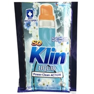 SoKlin Liquid Cair Sachet 22ml, Blue (Anti Bau&amp;Apek)