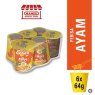 Mamee Express Cup Noodles Chicken 6*64g