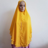 Khimar aritachi / khimar 2layer / khimar chiffon / khimar custom / tempah khimar / khimar umrah