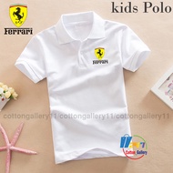 Kid’s POLO Shirt Children Sport Short Sleeve Collar Boy Girl Kids Baju T-shirt Sukan Kosong Kolar Budak