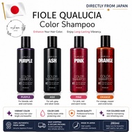 FIOLE QUALUCIA Color Shampoo Ash / Pink / Purple / Orange [Free shipping direct from Japan]